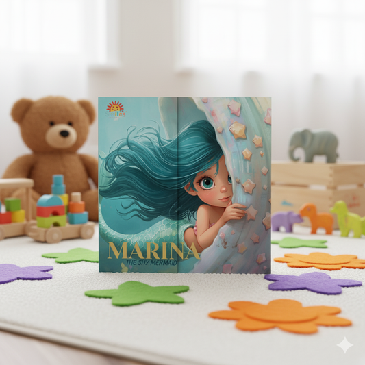 MARINA the Shy Mermaid | Printable Storybook PDF | Inspiring Moral Story About Courage & Self-Belief