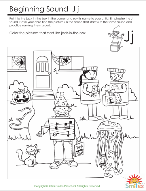 🎨🔤 Beginning Sounds Printable — Preschool Fun Learning Worksheets (PDF for Kids) 🧒📚✨