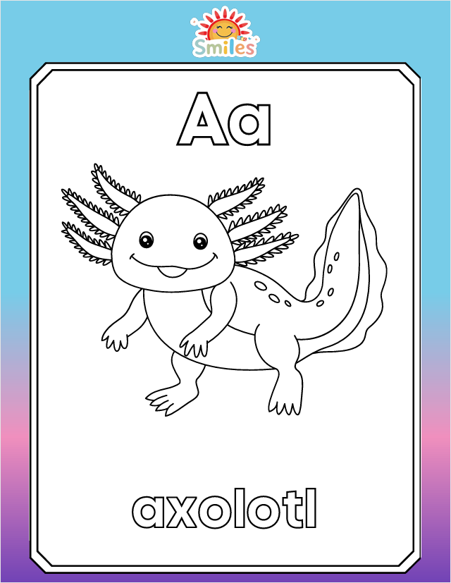 🐾 Animal Alphabet | Letter Recognition & Phonics | Printable Preschool Alphabet Coloring
